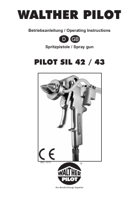 Silvering Spray Guns Operating Manual PDF Download